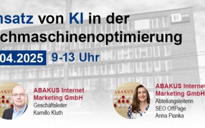 IHK Hannover Seminar: Künstliche Intelligenz in der Suchmaschinenoptimierung am 22. April 2025