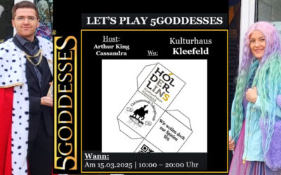 5 Goddesses beim W6 – Spieletage im Kulturhaus Kleefeld am 15.03.2025