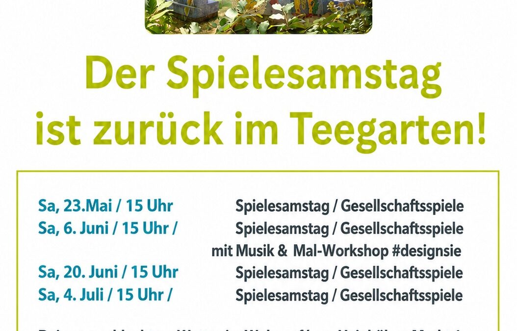 Malworkshop mit Anna Pianka im Teegarten Hannover Hainholz am 06.06.2026