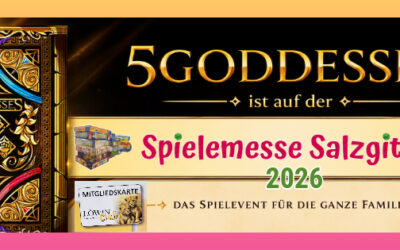 Spielefest Salzgitter am 20. und 21. 06.2026 mit 5GODDESSES-Stand und Künstlerin Anna Pianka von Designsie