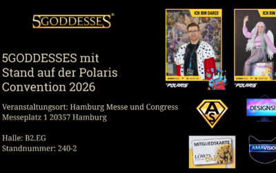 5GODDESSES auf der POLARIS Convention 2026: Trading Card Game mit Creator Arthur King persönlich erleben